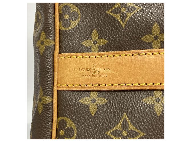Louis Vuitton Boston Monogram Keepall Bandoulière 60 Marrone - vista 5