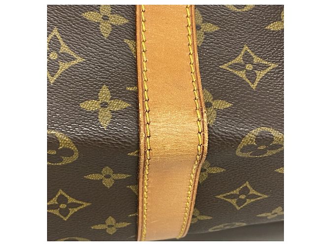 Louis Vuitton Boston Monogram Keepall Bandoulière 60 Marrone - vista 8