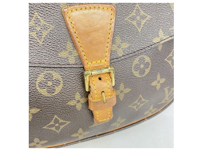 Borsa a tracolla Louis Vuitton Monogram Jeune Fille PM Marrone - vista 9
