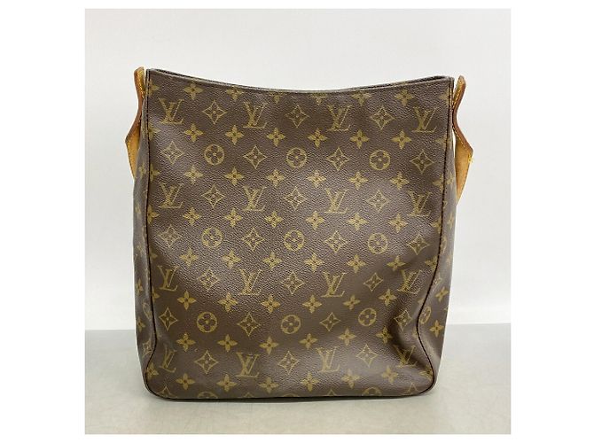 Bolso de hombro Louis Vuitton Monogram Looping GM Castaño - vista 11