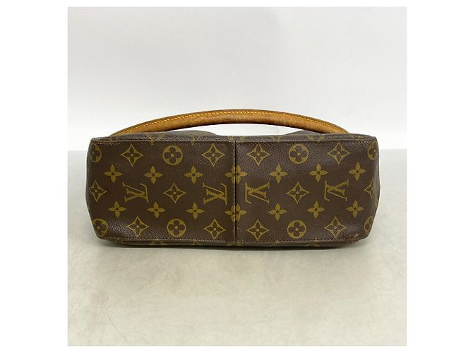 Bolso de hombro Louis Vuitton Monogram Looping GM Castaño - vista 3