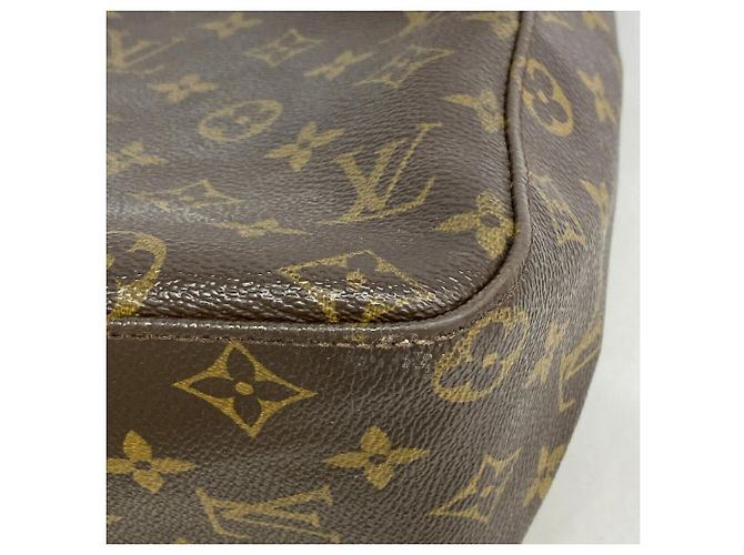 Bolso de hombro Louis Vuitton Monogram Looping GM Castaño - vista 7