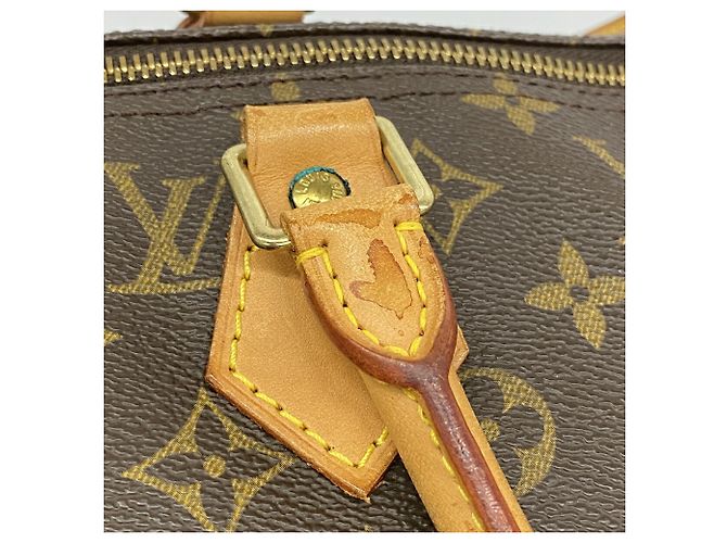 Bolso Louis Vuitton Monogram Speedy 40 Castaño - vista 10