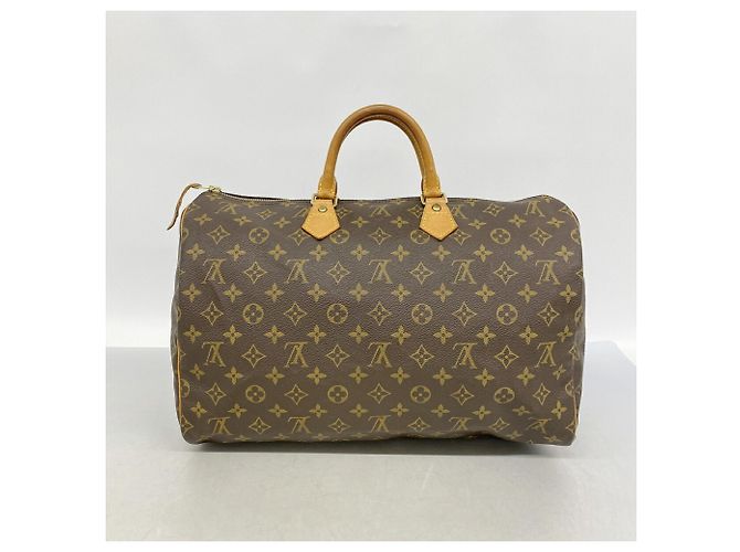Bolso Louis Vuitton Monogram Speedy 40 Castaño - vista 11
