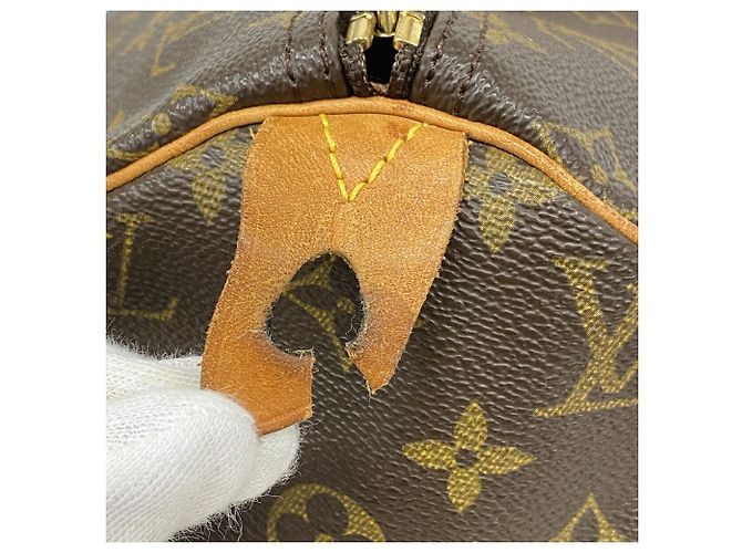 Bolso Louis Vuitton Monogram Speedy 40 Castaño - vista 6