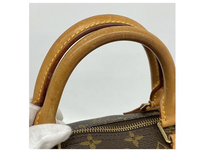 Bolso Louis Vuitton Monogram Speedy 40 Castaño - vista 9