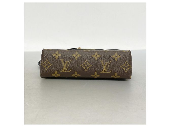Louis Vuitton Monogram Portefeuille Tobrone Shoulder Bag Castaño - vista 3