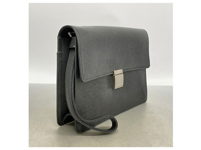 Borsa a pochette Louis Vuitton Taiga Selenga Grigio - vista 2