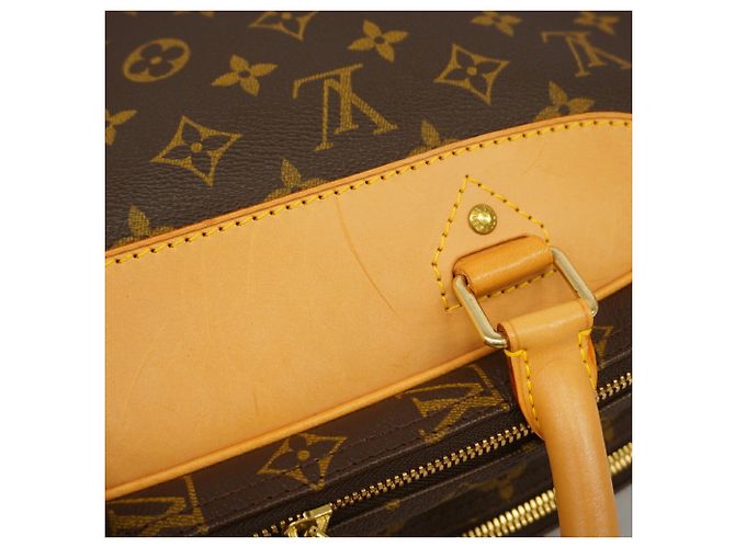 Borsa Boston Louis Vuitton Monogram Alizé 24h Marrone - vista 11