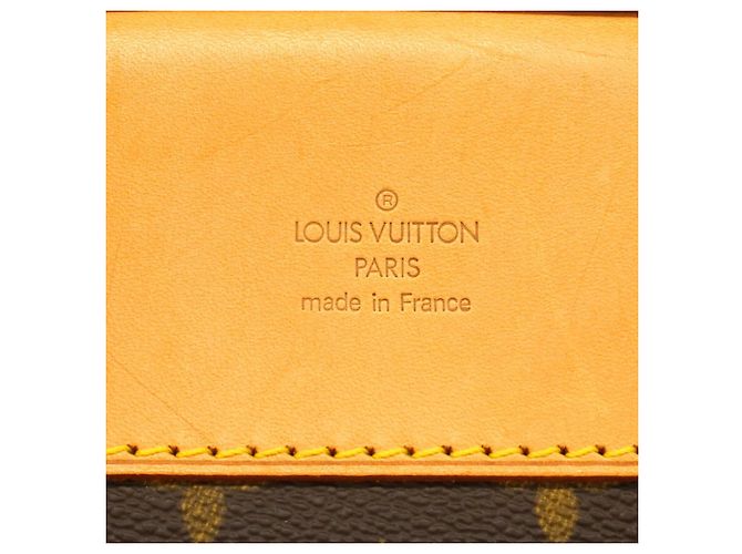 Borsa Boston Louis Vuitton Monogram Alizé 24h Marrone - vista 5