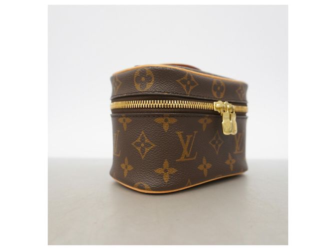 Bolso de maquillaje Louis Vuitton Monogram Nice Nano Castaño - vista 2