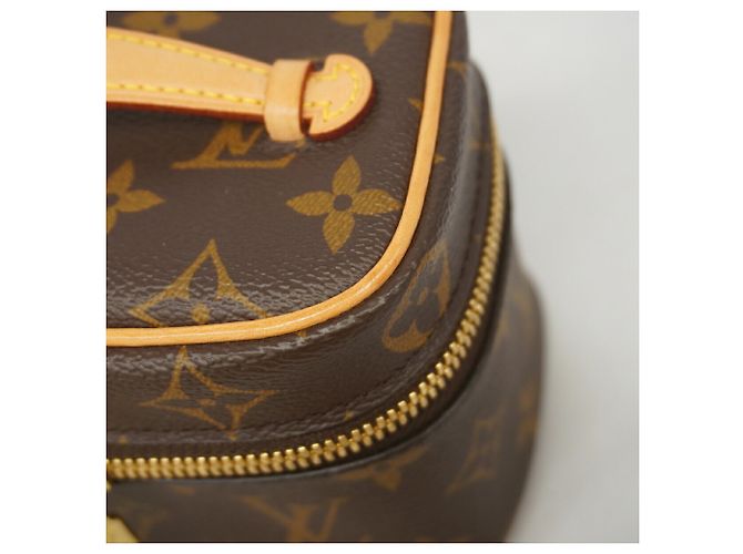 Bolso de maquillaje Louis Vuitton Monogram Nice Nano Castaño - vista 7