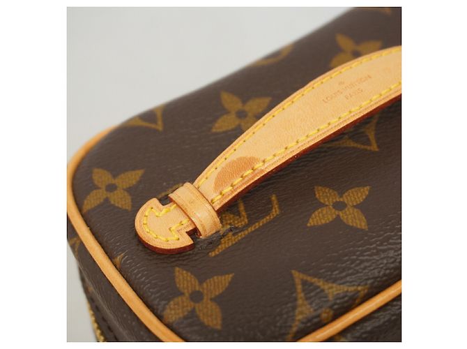 Bolso de maquillaje Louis Vuitton Monogram Nice Nano Castaño - vista 8