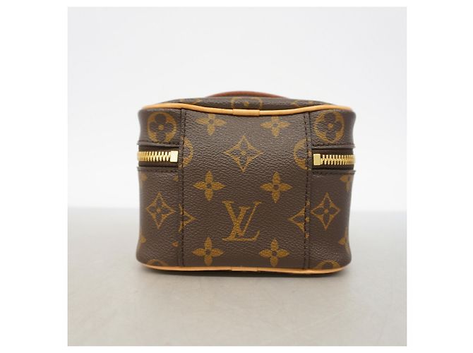 Bolso de maquillaje Louis Vuitton Monogram Nice Nano Castaño - vista 9