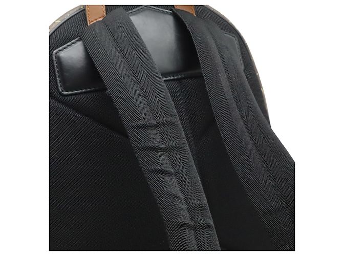 Burberry TB Monogram Print Backpack Brown Black Beige - view 6