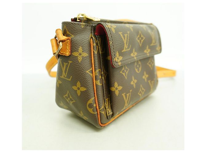 Borsa a tracolla Louis Vuitton Monogram Vivacite PM Marrone - vista 2