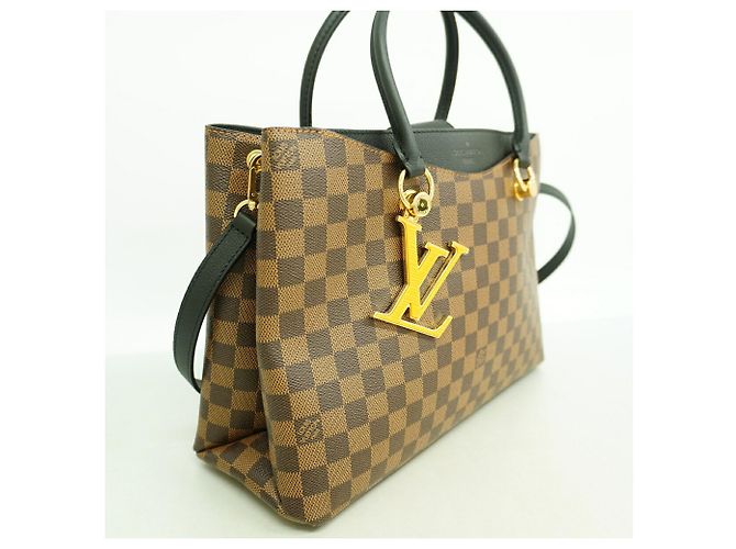 Borsa Tote Louis Vuitton Damier LV Riverside Nero Damier ebene - vista 2