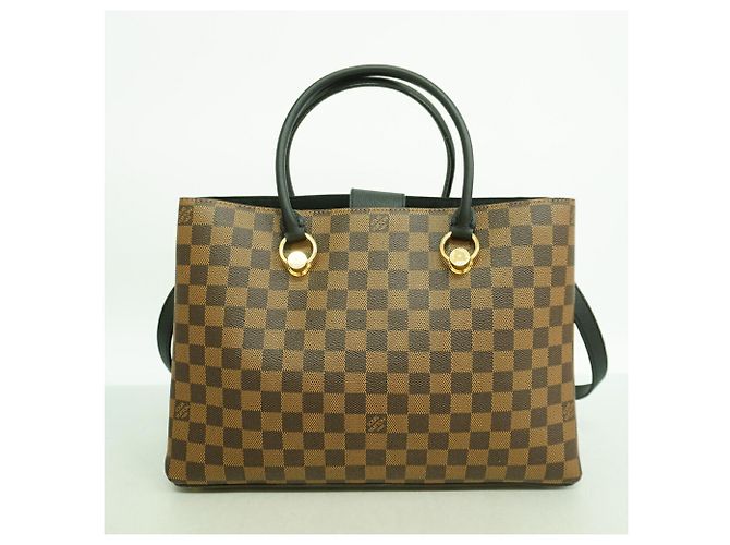 Borsa Tote Louis Vuitton Damier LV Riverside Nero Damier ebene - vista 9