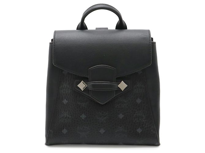 Mochila MCM Visetos Glam Preto - vista 2