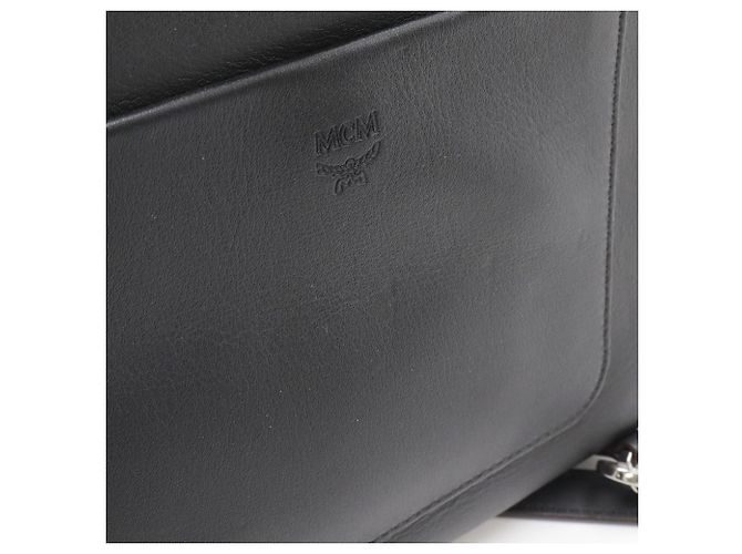 Mochila MCM Visetos Glam Preto - vista 5