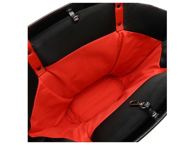 Borsa Tote Christian Louboutin Rubishore Nero Rosso - vista 7
