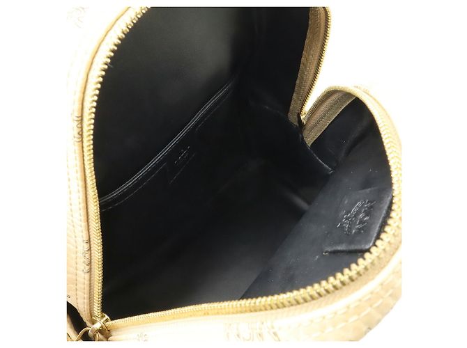 Mochila MCM Visetos Stark Mini Bege - vista 8