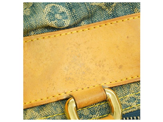 Borsa Louis Vuitton Monogram Denim Neo Speedy Blu - vista 8