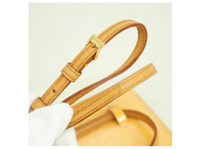 Borsa a tracolla Louis Vuitton Vernis Kenmea in Rose Marrone - vista 7