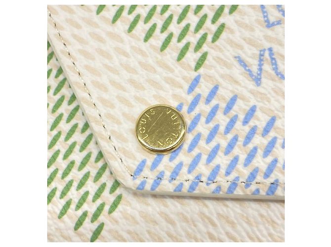 Portafoglio Louis Vuitton Damier Elicious Tri-Fold Verde - vista 6