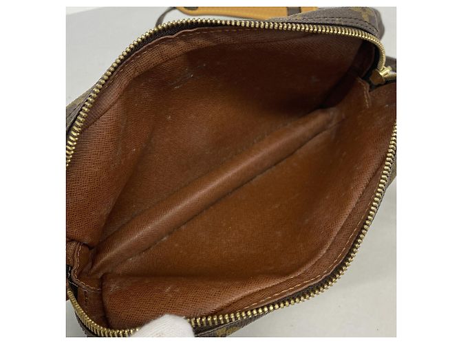 Louis Vuitton Monogram Pochette Marly Bandoulière Shoulder Bag Marrone - vista 4