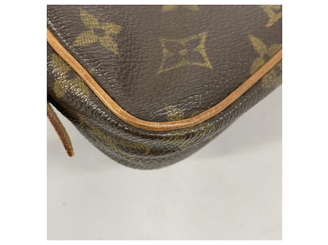 Louis Vuitton Monogram Pochette Marly Bandoulière Shoulder Bag Marrone - vista 7
