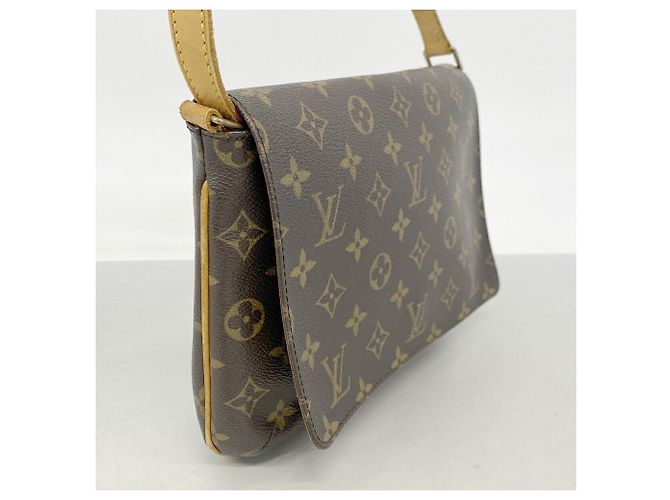 Borsa a tracolla Louis Vuitton Monogram Musette Tango Marrone - vista 2