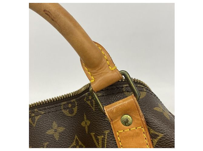 Louis Vuitton Boston Monogram Keepall Bandoulière 50 Braun - Ansicht 10