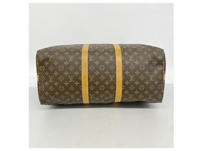 Louis Vuitton Boston Monogram Keepall Bandoulière 50 Braun - Ansicht 3