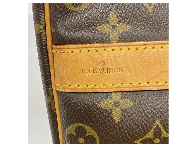 Louis Vuitton Boston Monogram Keepall Bandoulière 50 Braun - Ansicht 5