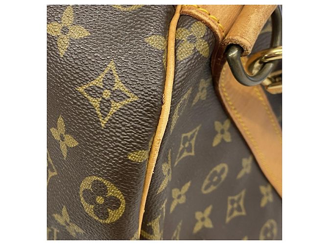 Louis Vuitton Boston Monogram Keepall Bandoulière 50 Braun - Ansicht 7
