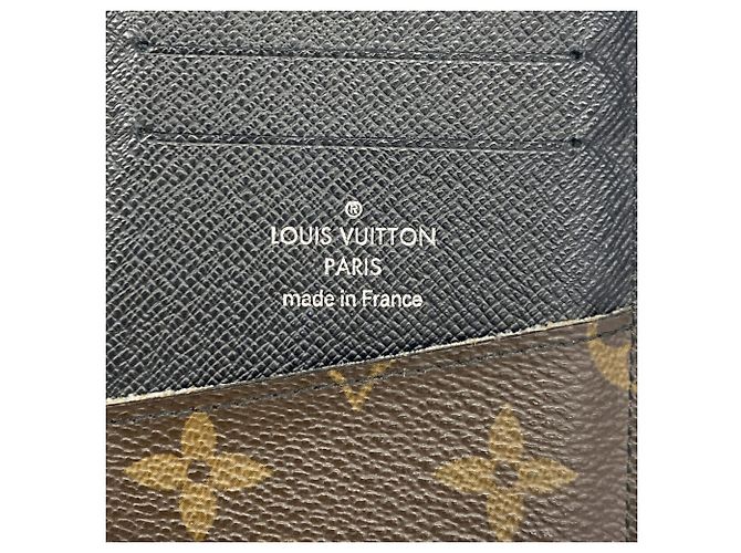 Louis Vuitton Monogram Macassar Langbörse Braun Schwarz - Ansicht 4