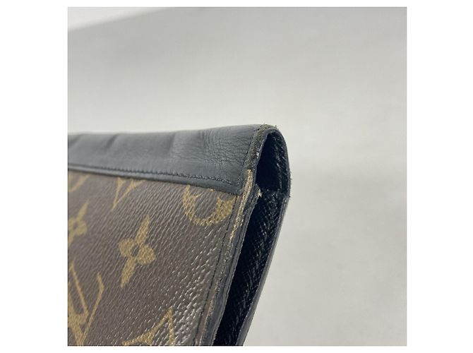 Louis Vuitton Monogram Macassar Langbörse Braun Schwarz - Ansicht 6