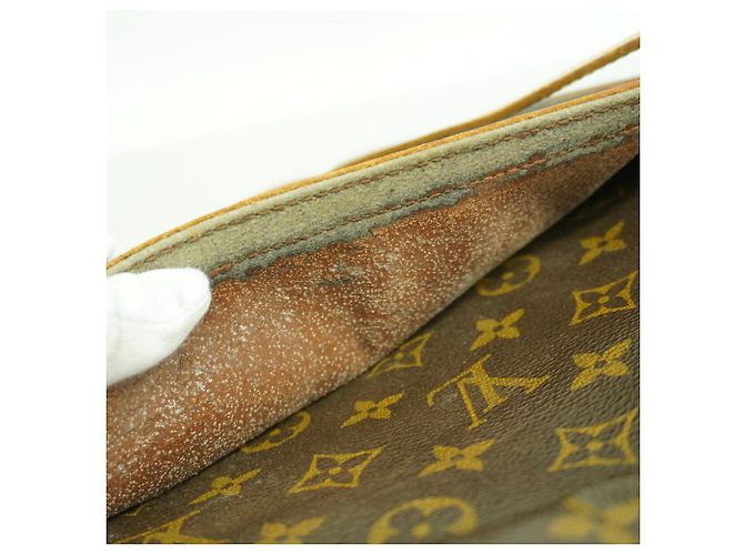 Louis Vuitton Monogram Jeune Fille GM Shoulder Bag Brown - view 11