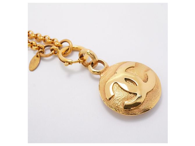 Collana Chanel placcata oro D'oro - vista 2