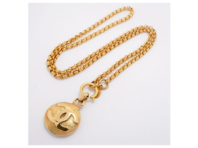 Collana Chanel placcata oro D'oro - vista 3