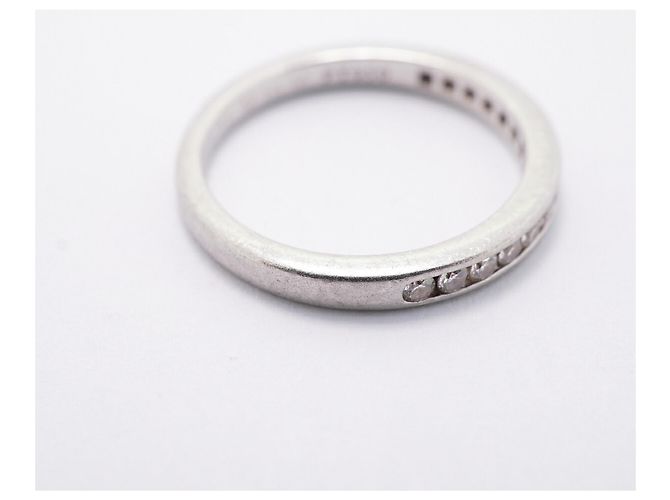 Autre Marque Tiffany & Co. Half Eternity Band Ring mit Kanalfassung - Ansicht 10