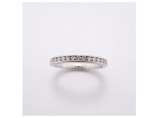 Autre Marque Tiffany & Co. Half Eternity Band Ring mit Kanalfassung - Ansicht 2