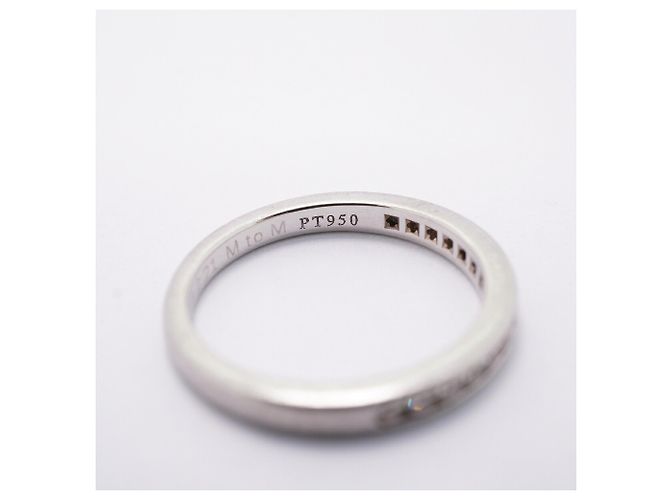 Autre Marque Tiffany & Co. Half Eternity Band Ring mit Kanalfassung - Ansicht 5