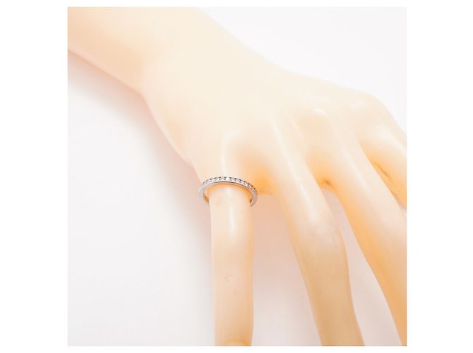 Autre Marque Tiffany & Co. Half Eternity Band Ring mit Kanalfassung - Ansicht 8