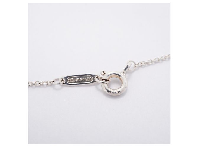 Autre Marque Collana Tiffany & Co. Double Return to Heart Blu - vista 4