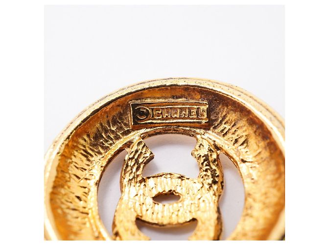 Chanel Coco Mark Circle vergoldete Halskette Golden - Ansicht 6