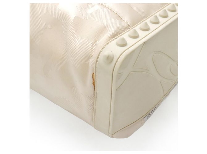 Zaino Christian Louboutin Backparis Nero Beige - vista 4