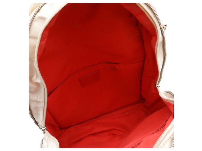 Zaino Christian Louboutin Backparis Nero Beige - vista 7
