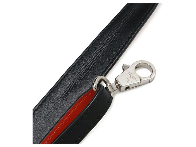 Borsa Tote/Spalla Christian Louboutin Portugaba Nero Bianco Rosso - vista 6